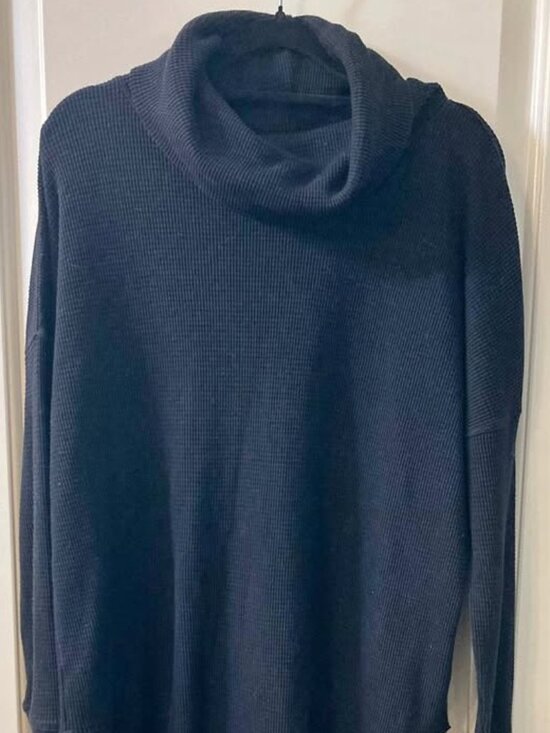 Babaton Sweaters - Babaton Cowlneck Waffle Sweater